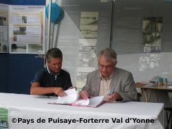 Signature de la convention